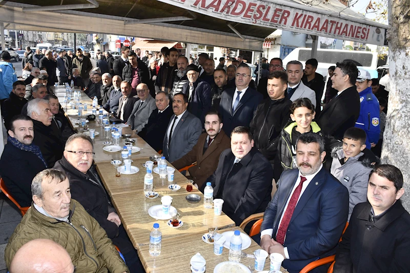 Başkan Ergün, Horozköy’de Vatandaşlara Pilav İkramında Bulundu