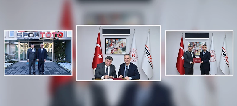 BAŞKAN ŞENLİKOĞLU’NDAN SPOR TOTO TEŞKİLATI İLE İŞBİRLİĞİ