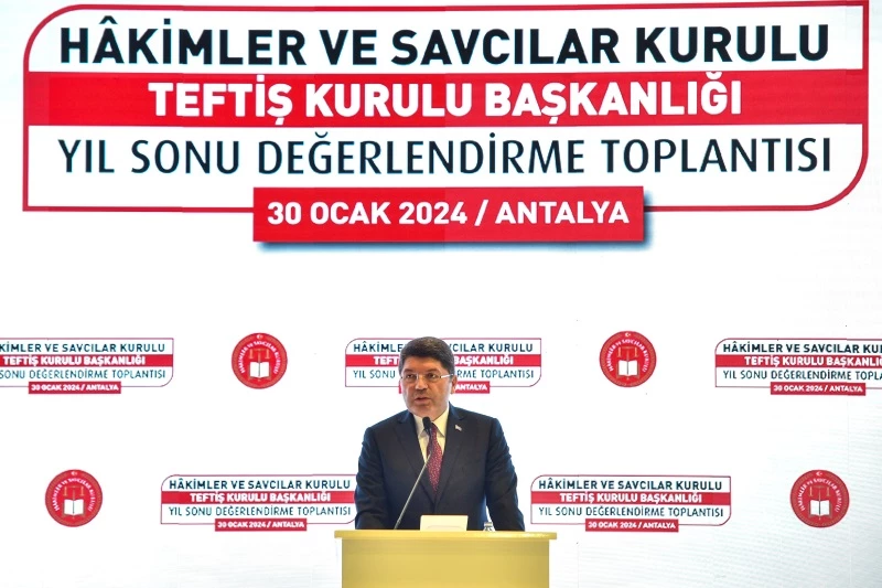 BAKAN TUNÇ, HSK TEFTİŞ KURULU BAŞKANLIĞI YIL SONU DEĞERLENDİRME TOPLANTISI