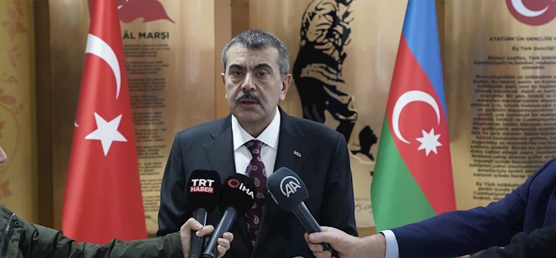 BAKAN TEKİN, AZERBAYCAN ZİYARETİNİ DEĞERLENDİRDİ