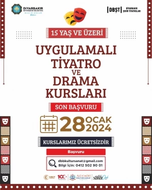 2024’ün ilk tiyatro ve drama kurs kayıtları başladı