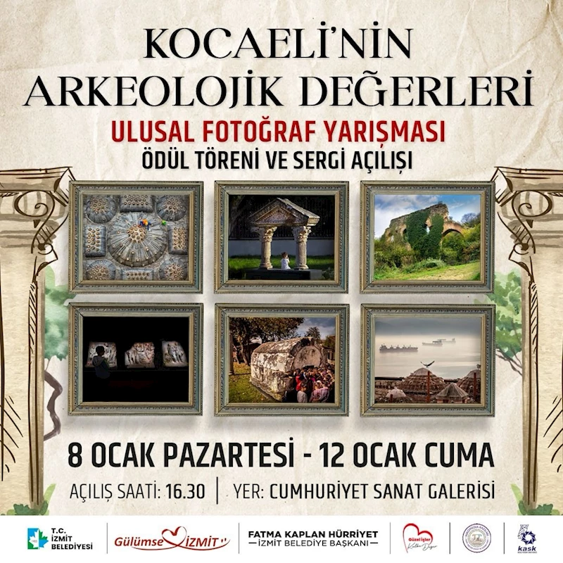 CUMHURİYET’İN 100’ÜNCÜ YILINDA  KOCAELİ’NİN ARKEOLOJİK DEĞERLERİ FOTOĞRAF YARIŞMASI SONUÇLANDI