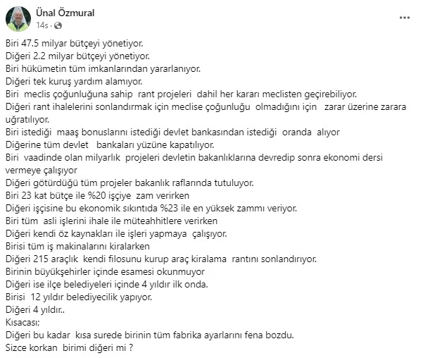 ÜNAL ÖZMURAL, HÜRRİYET’E YÖNELİK MESNETSİZ SÖZLERE YANIT VERDİ