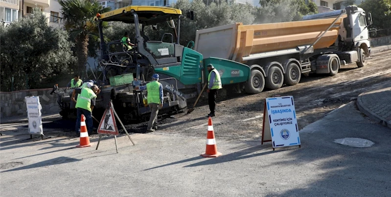 MUDANYA’DA YOLLAR YENİLENİYOR