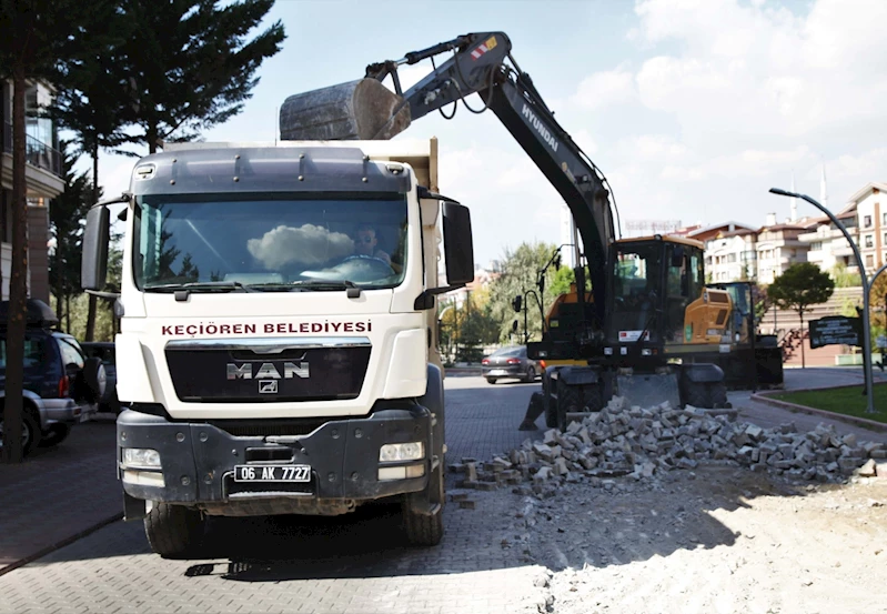 Keçiören’de altyapı seferberliği