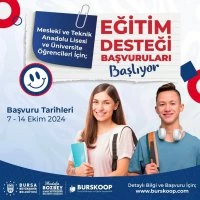 Bursa Büyükşehir’de eğitim desteği başvuruları başlıyor