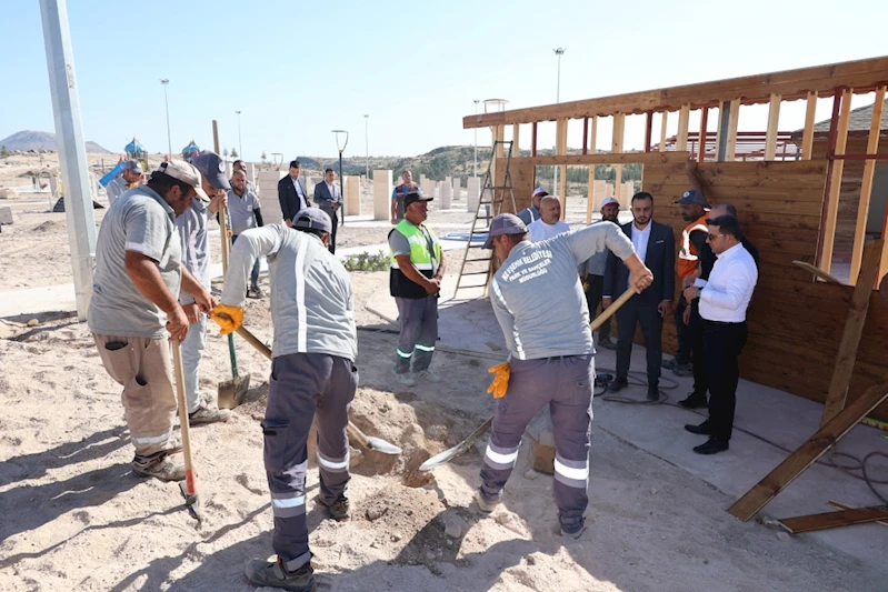 Belediye Başkanı Arı Çalışma Alanlarında İncelemelerde Bulundu