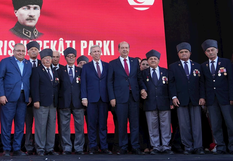 Kıbrıs Barış Harekâtı Parkı Cumhurbaşkanı Ersin Tatar’ın katılımıyla açıldı