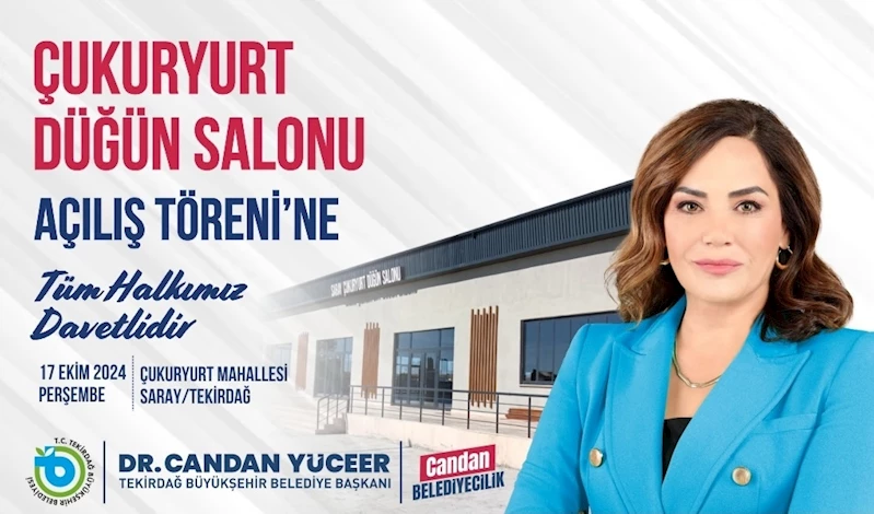 ÇUKURYURT DÜĞÜN SALONU HİZMETE SUNULUYOR