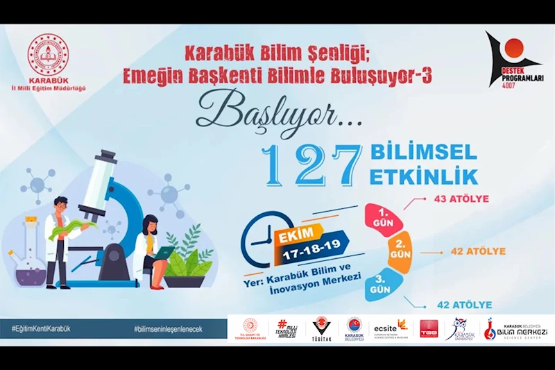 Bilim Şenliği Başlıyor