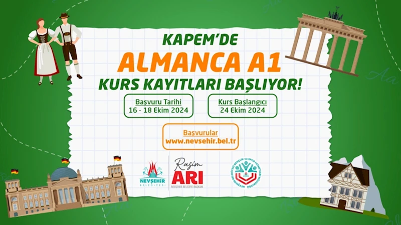 Kapem’de Almanca A1 Seviye Kursu Açılacak