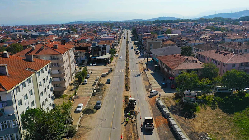 Şeker girişinde dönüşüm başladı: Ahmet Yesevi Caddesi yenileniyor