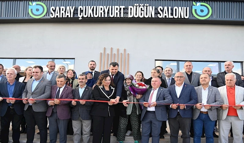 CANDAN BAŞKAN ÇUKURYURT DÜĞÜN SALONU AÇILIŞINDA YÜREKLERE SESLENDİ