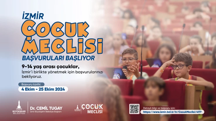 İzmir Çocuk Meclisi başvuruları başlıyor