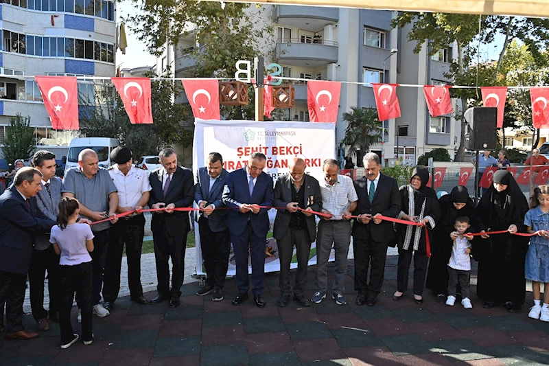 Şehit Bekçi Fırat Doğan Parkı törenle açıldı