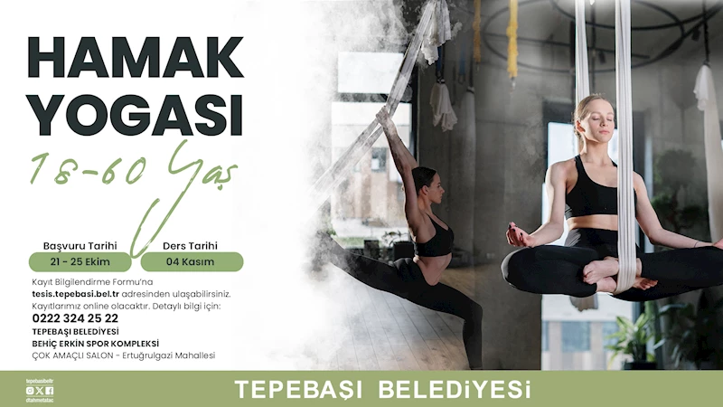 HAMAK YOGASI İÇİN KAYITLAR BAŞLADI