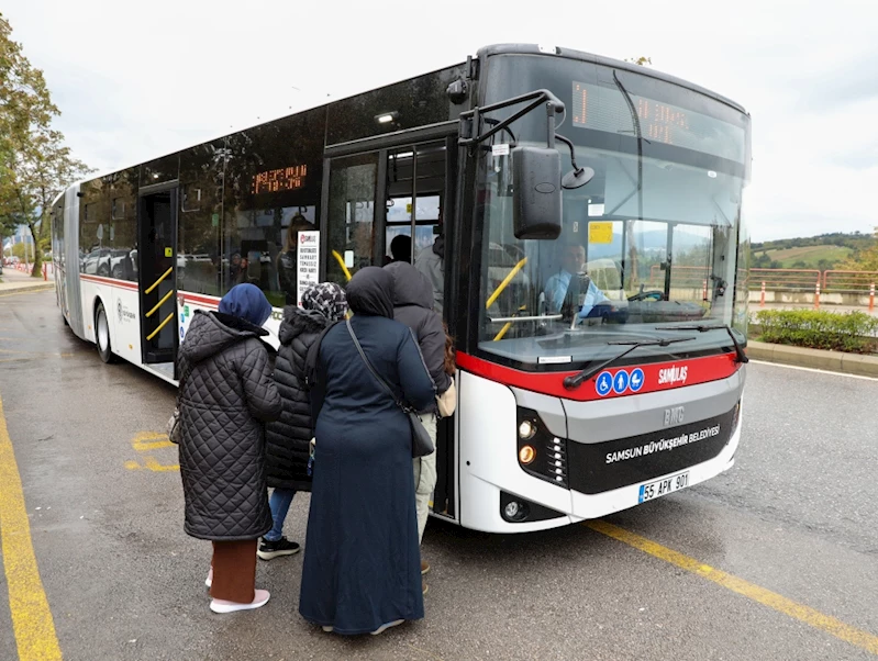 10 körüklü otobüs hizmete başladı