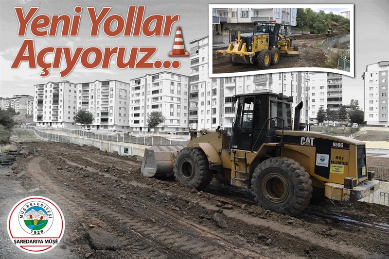 YENİ İMAR YOLLARI AÇMAYA DEVAM EDİYORUZ.