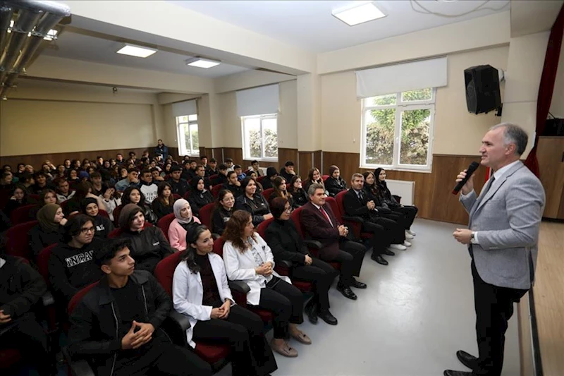 Başkan Taban Naire Çikayeva Anadolu Lisesi Öğrencileriyle Buluştu