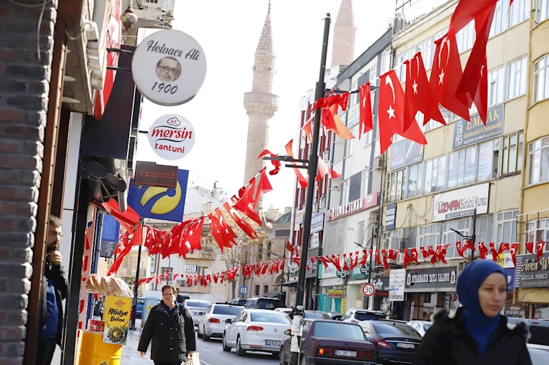 AKSARAY CUMHURİYETİN 101. YILINI BAYRAKLARLA KARŞILIYOR