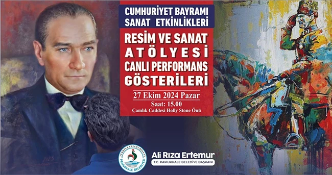 PAMUKKALE BELEDİYESİ’NDEN CUMHURİYET BAYRAMI’NA ÖZEL PROGRAM