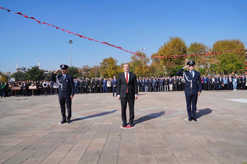 “29 Ekim Cumhuriyet Bayramı” için Atatürk Anıtı’nda tören düzenlendi