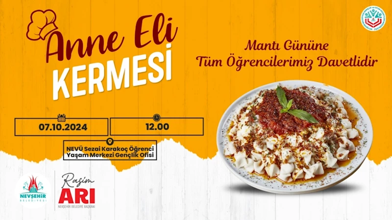 ‘Anne Eli Kermesi’ 7 Ekim Pazartesi Günü Açılıyor