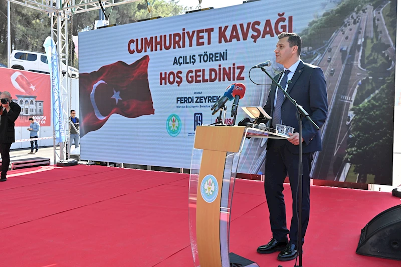 Manisa Ulaşımına Yeni Bir Nefes: Cumhuriyet Kavşağı Açıldı