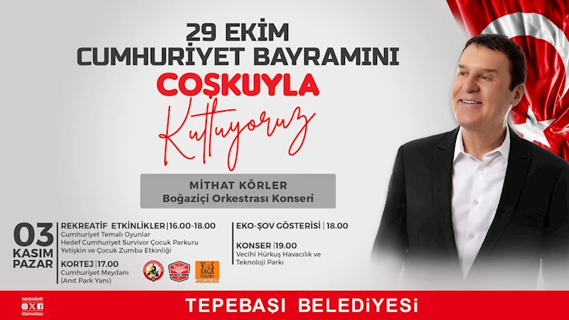 CUMHURİYETİMİZİN 101. YAŞI COŞKUYLA KUTLANACAK
