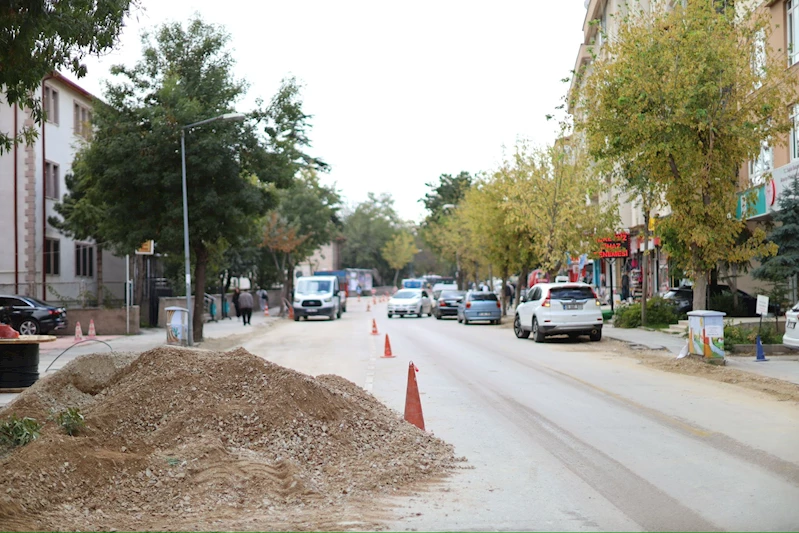 NECİP FAZIL KISAKÜREK CADDESİ MODERNİZE EDİLİYOR AKSARAY