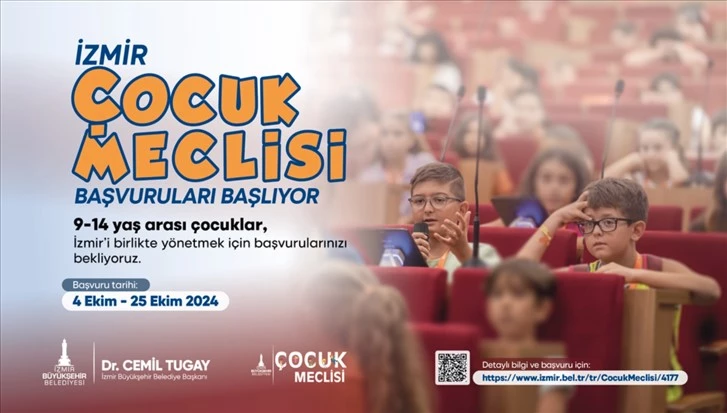 İzmir Çocuk Meclisi başvuruları başlıyor