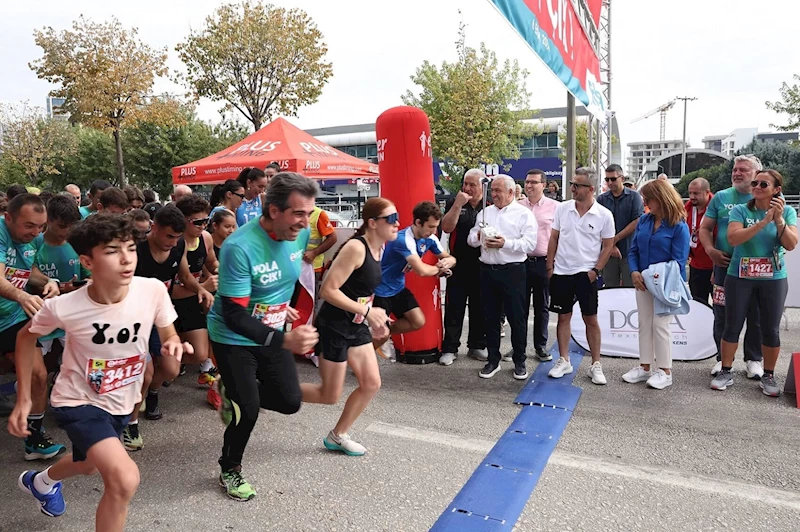 Başkan Şadi Özdemir ‘Eker I Run’ heyecanına ortak oldu