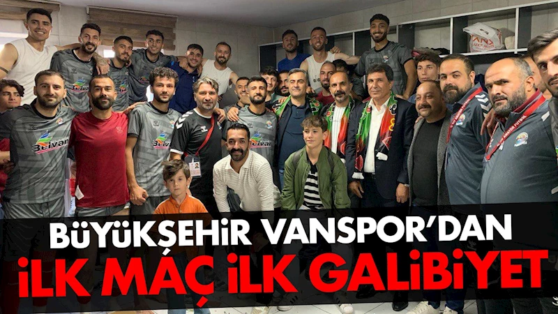 Büyükşehir Vanspor’dan ilk maç ilk galibiyet