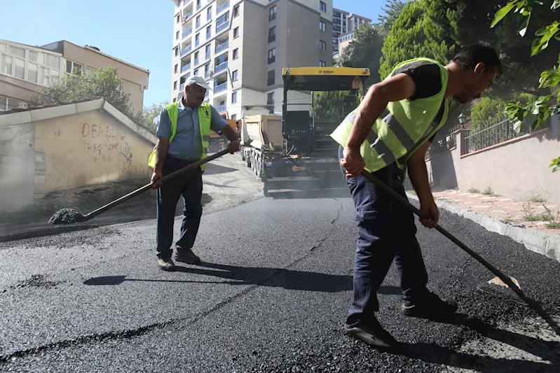 Karadolap Mahallesi Asmalı Caddesi’nde asfalt çalışması