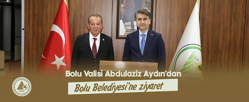 Vali Abdulaziz Aydın’dan Belediye Başkanı Özcan’a ziyaret