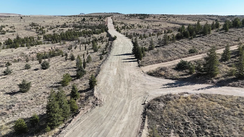 YENİ ŞEHİR MEZARLIĞI İÇİN YOL ÇALIŞMALARI TAMAMLANIYOR