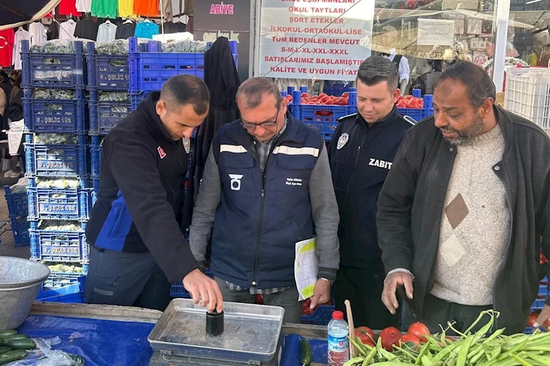 Semt Pazarlarında Ölçü ve Tartı Kontrolleri Devam Ediyor