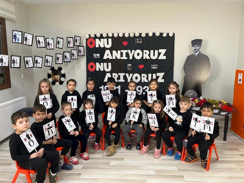 Minikler’den Anlamlı 10 Kasım Atatürk’ü Anma Töreni