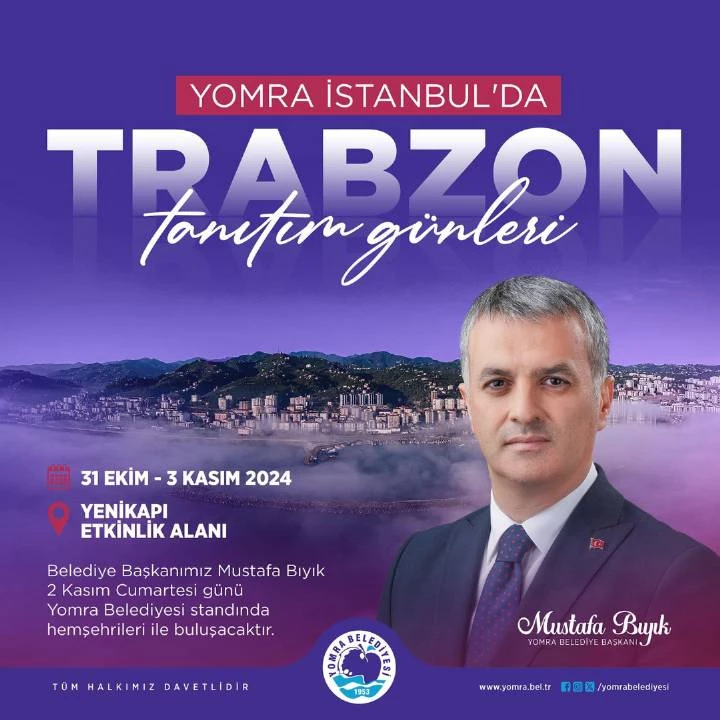 TRABZON TANITIM GÜNLERİNE TÜM VATANDAŞLARIMIZI BEKLİYORUZ