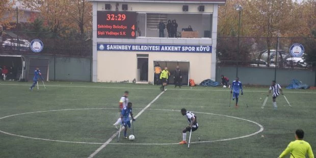 Şahinbey Ampute Futbol Takımımız Sezona Galibiyetle Başladı 5-0