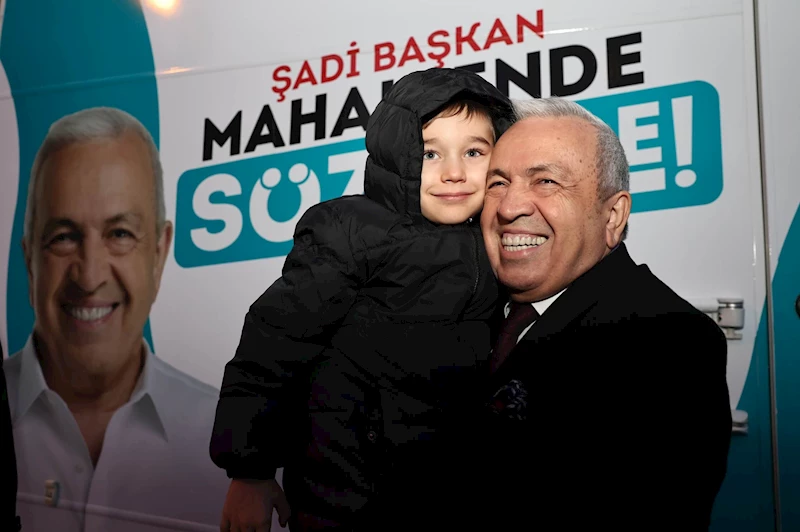 Başkan Şadi Özdemir  Beşevler Mahallesi’nde vatandaşları dinledi