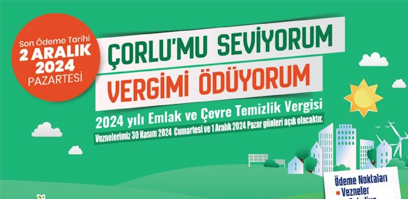 Vergi Ödemeleri İçin Vezneler Bu Hafta Sonu Açık