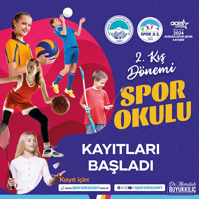 Büyükşehir’in Kış Dönemi Spor Okulları Kayıtları Başladı