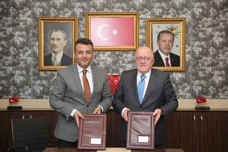 Başkan Doğan OMÜ Ve SAMÜ İle Staj Protokolü imzaladı