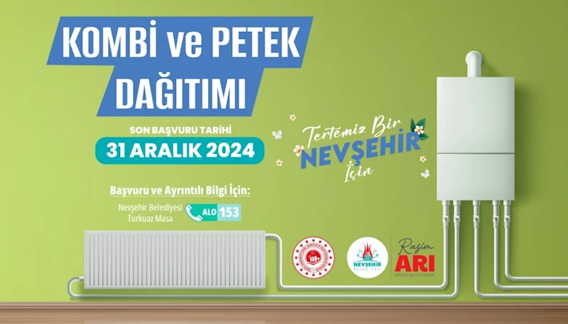 Nevşehir Belediyesi’nin Kombi ve Petek Desteği Sürüyor