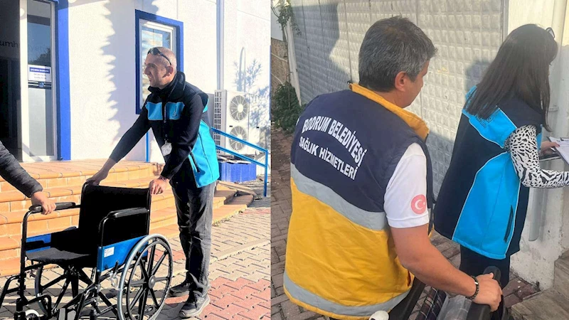 Bodrum Belediyesinden Medikal Malzeme Desteği