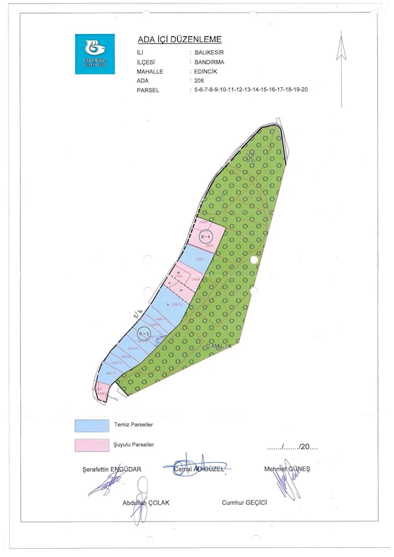 Edincik Mahallesi 208 Ada İçi Düzenlemesi
