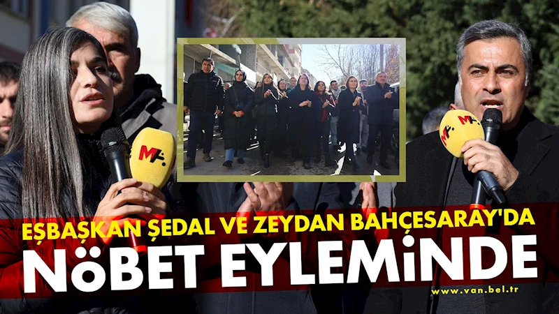 Eşbaşkan Şedal ve Zeydan Bahçesaray