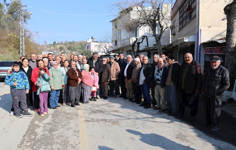 TOROSLAR BELEDİYE BAŞKANI YILDIZ, KIRSAL MAHALLELERDE YURTTAŞLARLA BULUŞTU