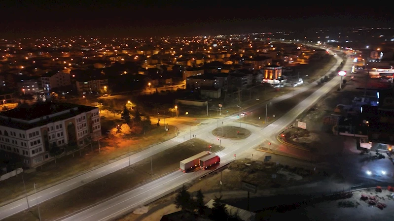 Bolvadin Çevre Yolu Aydınlığa Kavuştu!